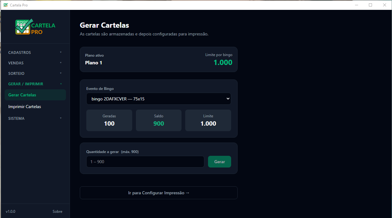 Cartela Pro